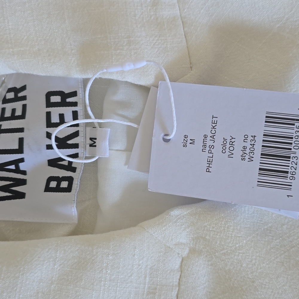 NWT WALTER BAKER Blazer Cream M - Picture 7 of 14